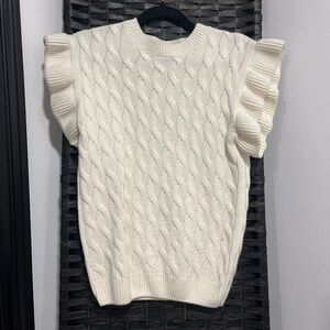 Cable Sweater Tank
